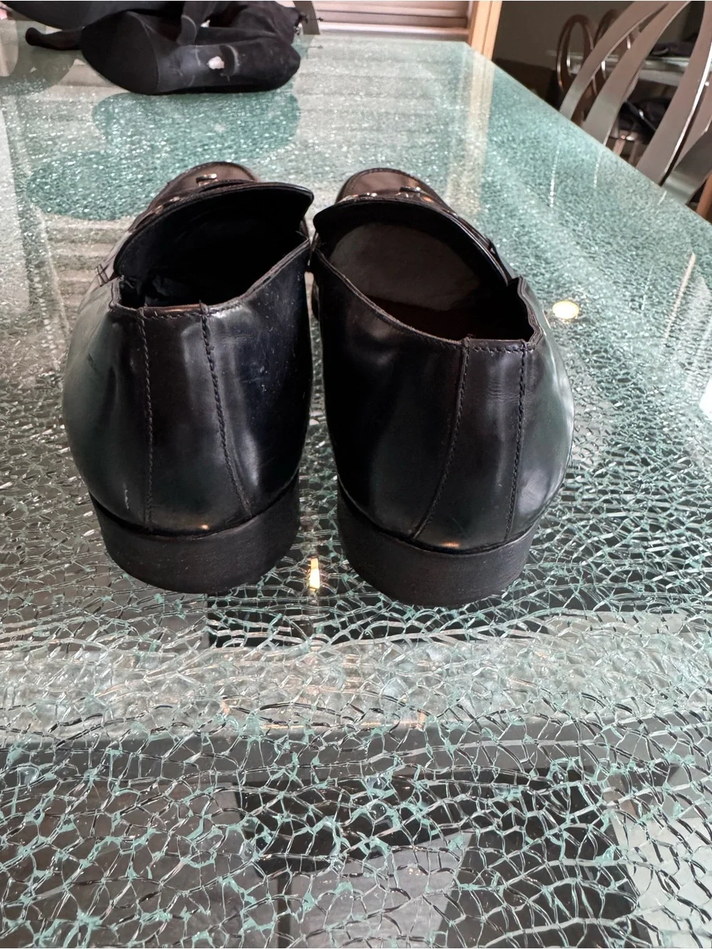 Dolce Gabbana Men's Black Leather‎ Bit Loafers 11